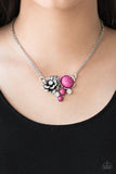 Paparazzi "Desert Harvest" Pink Necklace & Earring Set Paparazzi Jewelry