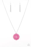 Paparazzi VINTAGE VAULT "Midsummer Musical" Pink Necklace & Earring Set Paparazzi Jewelry