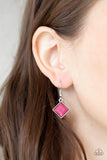 Paparazzi "Feeling Inde-PENDANT" Pink Necklace & Earring Set Paparazzi Jewelry