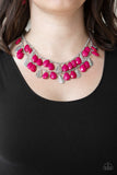 Paparazzi VINTAGE VAULT "Life of the Fiesta" Pink Necklace & Earring Set Paparazzi Jewelry