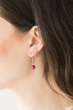 Paparazzi VINTAGE VAULT "Vintage Vanity" Pink Necklace & Earring Set Paparazzi Jewelry