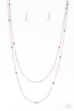 Paparazzi "Beach Party Pageant" Pink Necklace & Earring Set Paparazzi Jewelry
