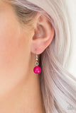 Paparazzi "Bubbly Bright" Pink Necklace & Earring Set Paparazzi Jewelry