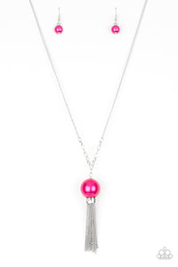 Paparazzi "Belle of the BALLROOM" Pink Necklace & Earring Set Paparazzi Jewelry
