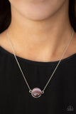 Paparazzi "Rose-Colored Glasses" Purple Necklace & Earring Set Paparazzi Jewelry