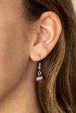 Paparazzi "Rose-Colored Glasses" Purple Necklace & Earring Set Paparazzi Jewelry