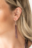 Paparazzi VINTAGE VAULT "Colorful Calamity" Purple Necklace & Earring Set Paparazzi Jewelry