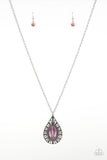 Paparazzi VINTAGE VAULT "Total Tranquility" Purple Necklace & Earring Set Paparazzi Jewelry