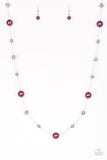 Paparazzi VINTAGE VAULT "Eloquently Eloquent" Purple Necklace & Earring Set Paparazzi Jewelry