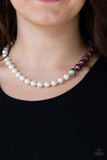 Paparazzi VINTAGE VAULT "5th Avenue A-Lister" Purple Necklace & Earring Set Paparazzi Jewelry