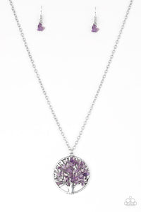 Paparazzi "Naturally Nirvana" Purple Necklace & Earring Set Paparazzi Jewelry