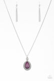 Paparazzi VINTAGE VAULT "Rancho Rustler" Purple Necklace & Earring Set Paparazzi Jewelry