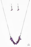 Paparazzi "Back To Nature" Purple Necklace & Earring Set Paparazzi Jewelry