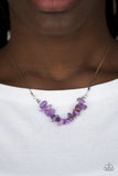 Paparazzi "Back To Nature" Purple Necklace & Earring Set Paparazzi Jewelry