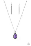 Paparazzi VINTAGE VAULT "On The Home FRONTIER" Purple Necklace & Earring Set Paparazzi Jewelry