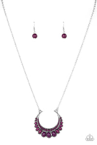 Paparazzi "Count To Zen" Purple Necklace & Earring Set Paparazzi Jewelry