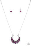 Paparazzi "Count To Zen" Purple Necklace & Earring Set Paparazzi Jewelry