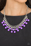 Paparazzi VINTAGE VAULT "Friday Night Fringe" Purple Necklace & Earring Set Paparazzi Jewelry