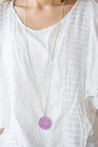 Paparazzi VINTAGE VAULT "Midsummer Musical" Purple Necklace & Earring Set Paparazzi Jewelry