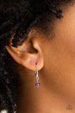 Paparazzi VINTAGE VAULT "Just Drop It!" Purple Necklace & Earring Set Paparazzi Jewelry