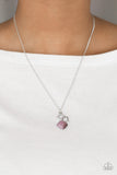 Paparazzi "Stylishly Square" Purple Necklace & Earring Set Paparazzi Jewelry