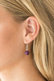Paparazzi VINTAGE VAULT "Very Visionary" Purple Necklace & Earring Set Paparazzi Jewelry