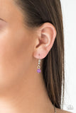 Paparazzi VINTAGE VAULT "Colorful Cadence" Purple Necklace & Earring Set Paparazzi Jewelry