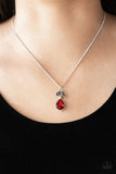 Paparazzi VINTAGE VAULT "Nice To Meet You" Red Necklace & Earring Set Paparazzi Jewelry