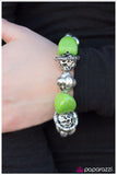 Paparazzi "Touching Base" Green Bracelet Paparazzi Jewelry