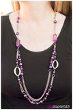Paparazzi "The Toast of the Town" Purple  Necklace & Earring Set Paparazzi Jewelry
