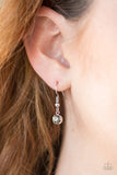 Paparazzi "Fierce Flirt" Silver Necklace & Earring Set Paparazzi Jewelry