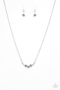 Paparazzi VINTAGE VAULT "Sparkling Stargazer " Silver Necklace & Earring Set Paparazzi Jewelry