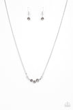 Paparazzi VINTAGE VAULT "Sparkling Stargazer " Silver Necklace & Earring Set Paparazzi Jewelry