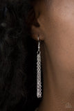 Paparazzi VINTAGE VAULT "Ancient Arrow" Silver Necklace & Earring Set Paparazzi Jewelry