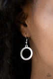 Paparazzi VINTAGE VAULT "Progressively Vogue" Silver Necklace & Earring Set Paparazzi Jewelry