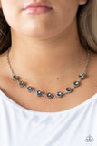 Paparazzi VINTAGE VAULT "Starlit Socials" Silver Necklace & Earring Set Paparazzi Jewelry