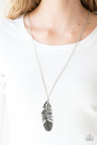 Paparazzi VINTAGE VAULT "Free Bird" Silver Necklace & Earring Set Paparazzi Jewelry