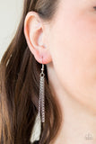 Paparazzi VINTAGE VAULT "Prehistoric Drama" Silver Necklace & Earring Set Paparazzi Jewelry