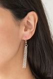 Paparazzi VINTAGE VAULT "Mandala Melody" Silver Necklace & Earring Set Paparazzi Jewelry