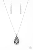 Paparazzi VINTAGE VAULT "Magic Potions" Silver Necklace & Earring Set Paparazzi Jewelry