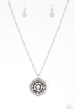 Paparazzi VINTAGE VAULT "Boho Bonanza" Silver Necklace & Earring Set Paparazzi Jewelry