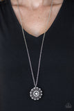 Paparazzi VINTAGE VAULT "Boho Bonanza" Silver Necklace & Earring Set Paparazzi Jewelry