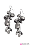Paparazzi "Dancing in the Rain - Black " earring Paparazzi Jewelry