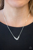 Paparazzi "Classically Classic" White Necklace & Earring Set Paparazzi Jewelry