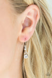 Paparazzi "One Small Step For GLAM" White Necklace & Earring Set Paparazzi Jewelry