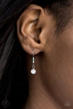 Paparazzi "Have Some Common SENSEI" FASHION FIX White Necklace & Earring Set Paparazzi Jewelry