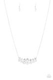 Paparazzi "Leading Lady" White Necklace & Earring Set Paparazzi Jewelry