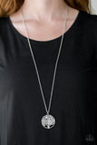 Paparazzi VINTAGE VAULT "Naturally Nirvana" White Necklace & Earring Set Paparazzi Jewelry