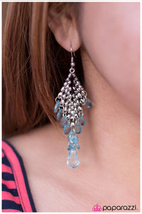 Paparazzi "Make A Splash" Blue Earrings Paparazzi Jewelry