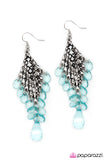 Paparazzi "Make A Splash" Blue Earrings Paparazzi Jewelry